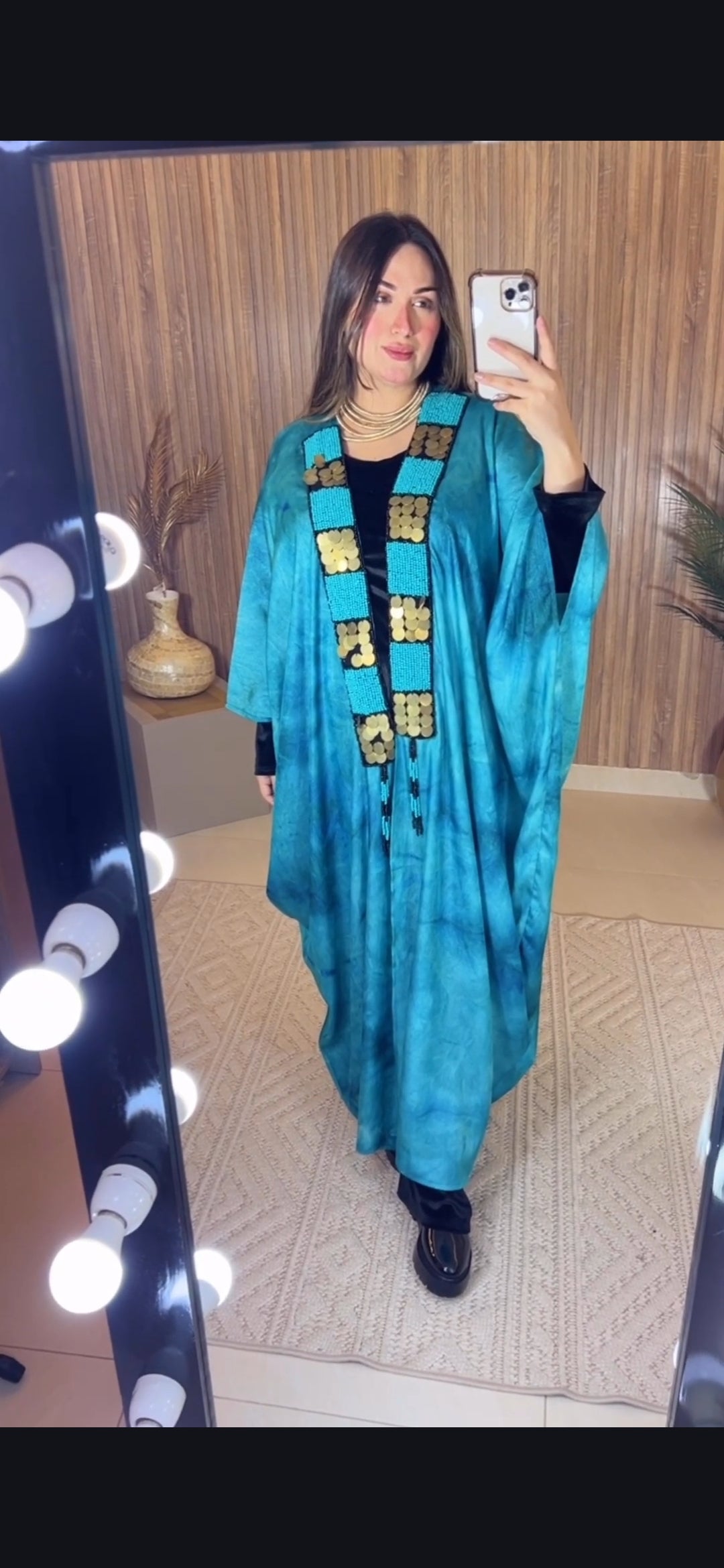 Satin Kaftan