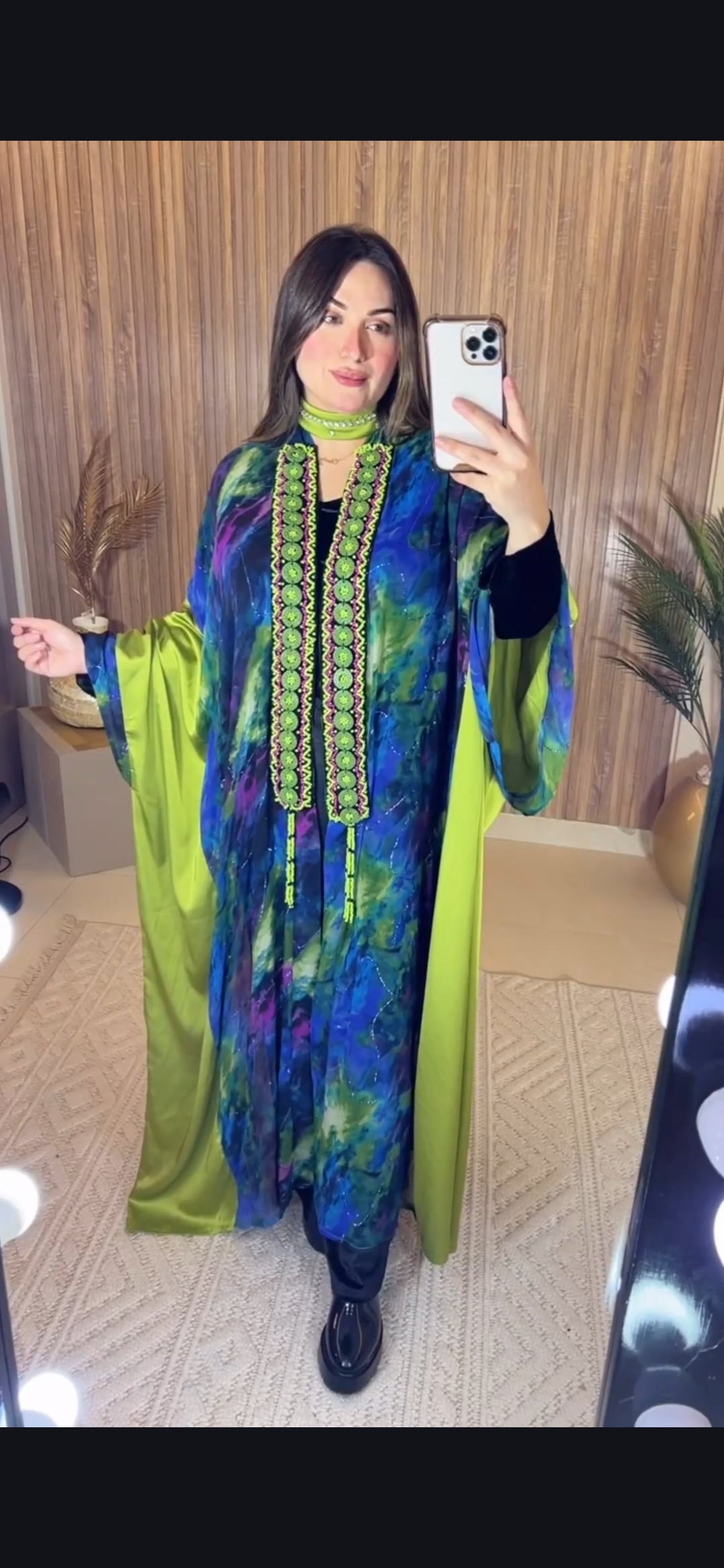 Satin Kaftan
