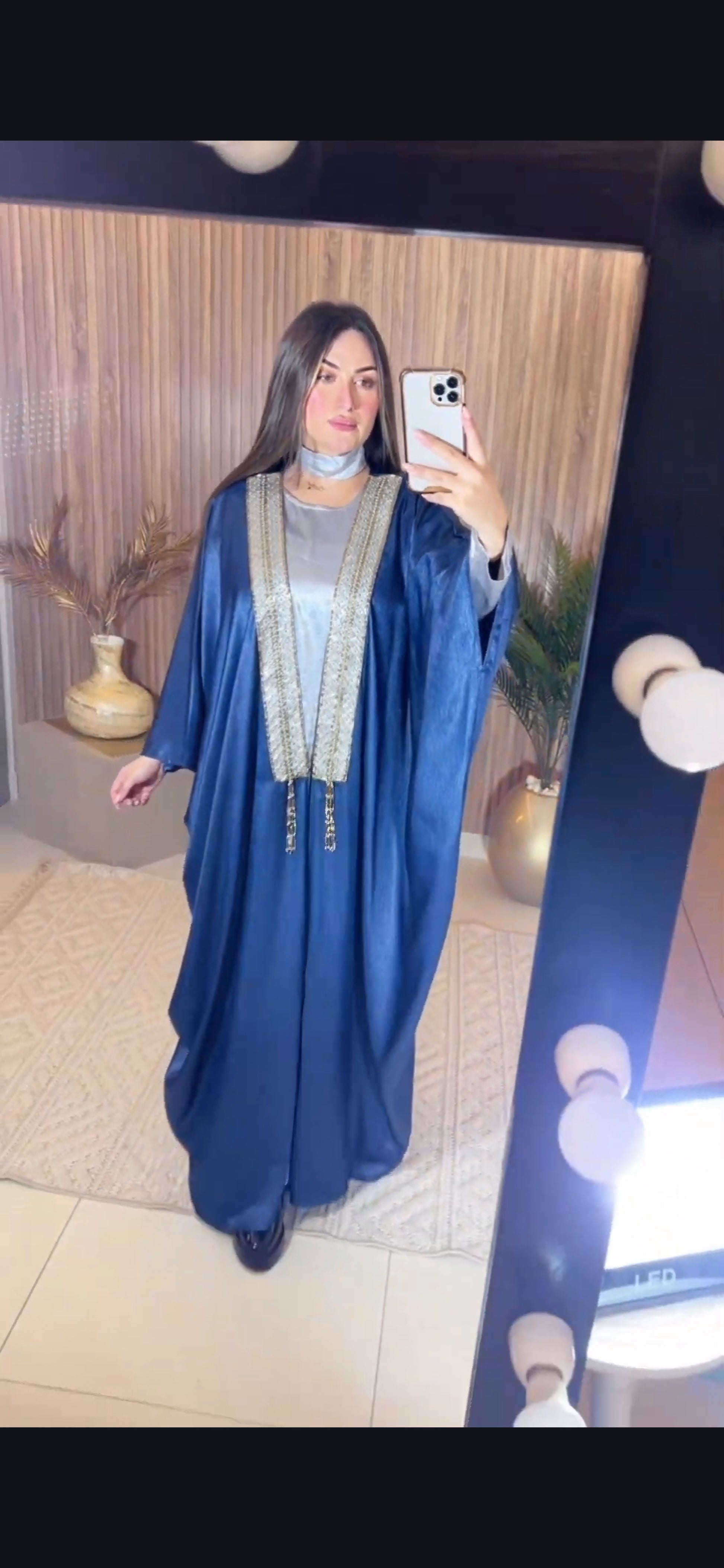 Fine Indian Silk Kaftan