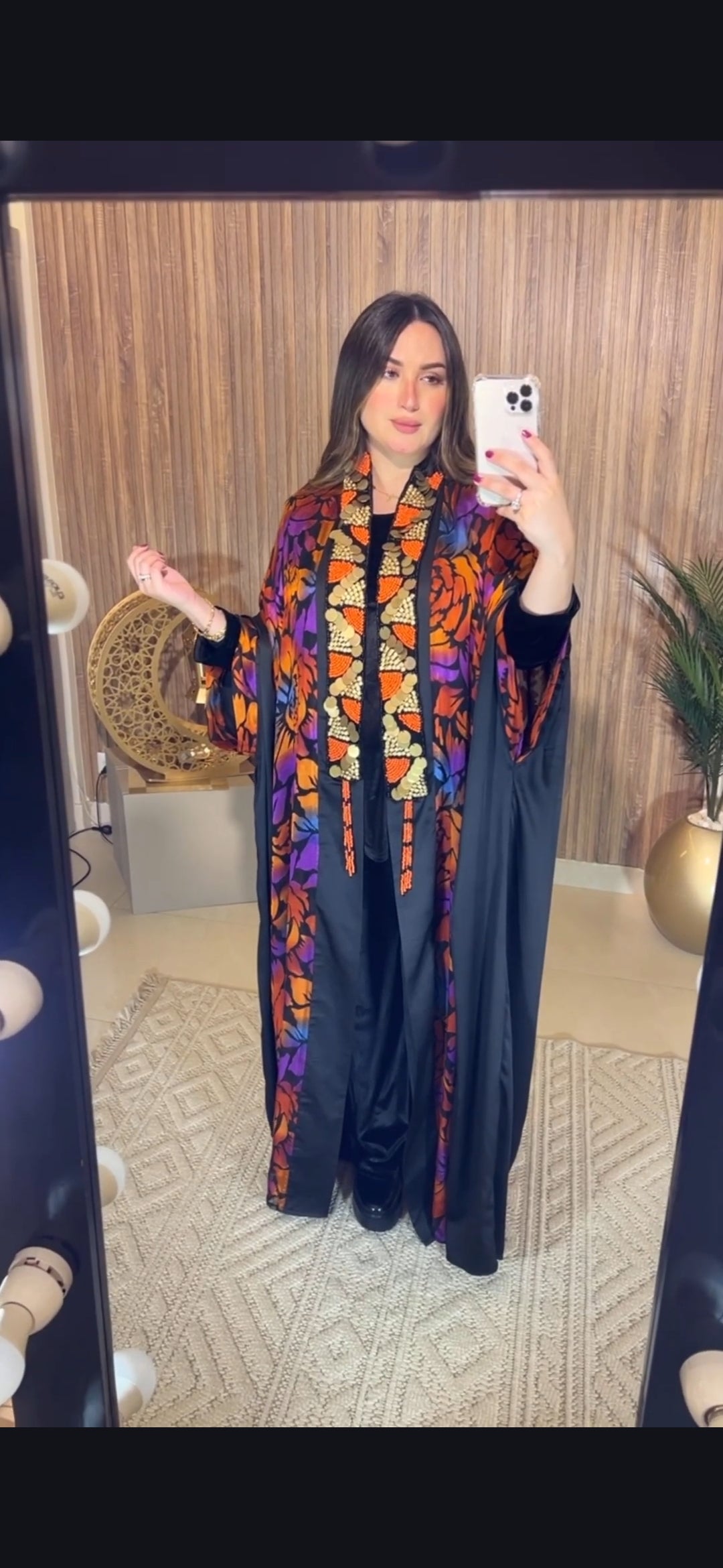 Fine Indian Silk Kaftan